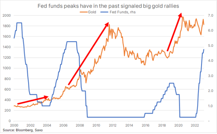 Zinsen Gold